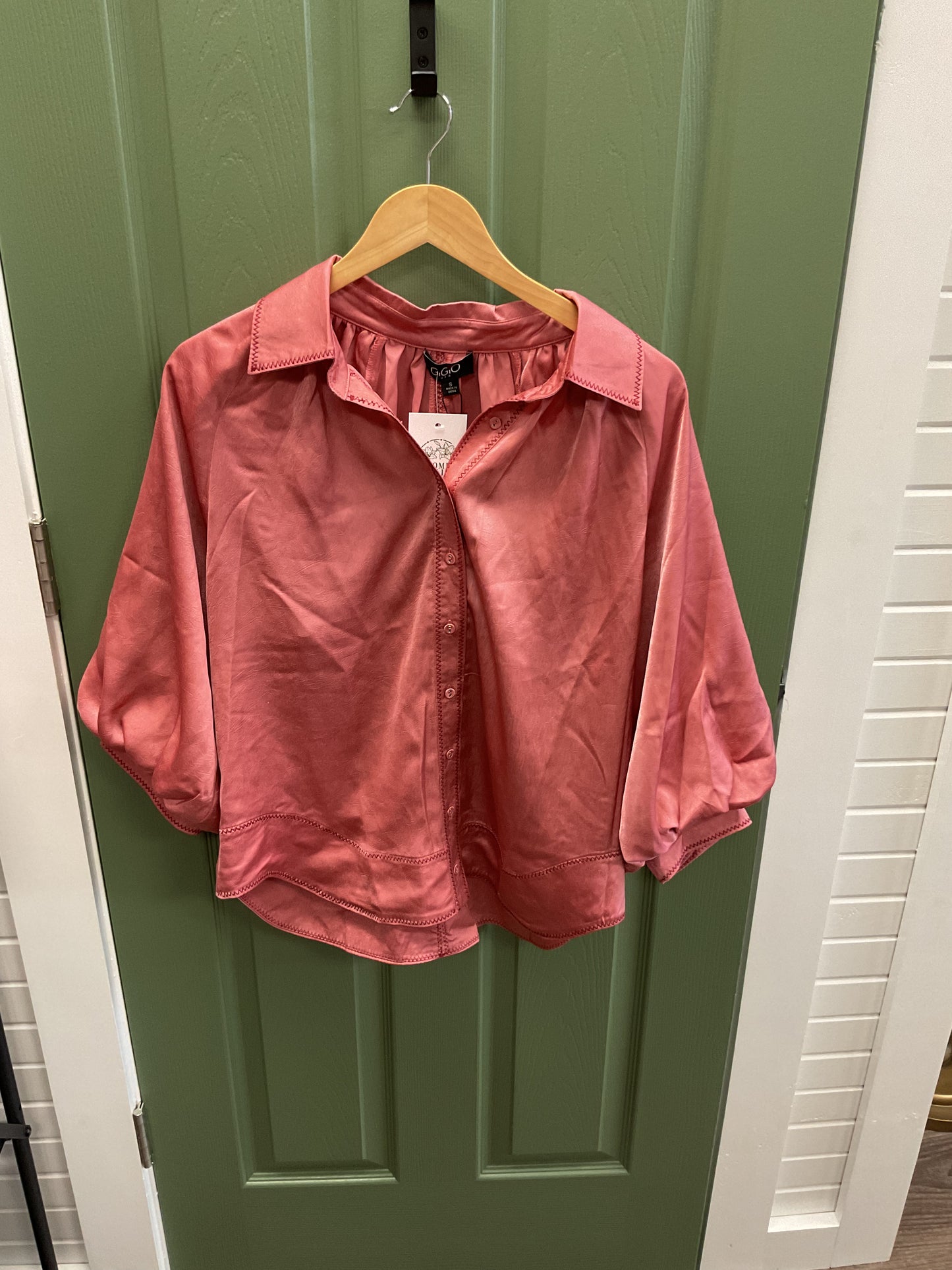 PINK GIGIO BLOUSE