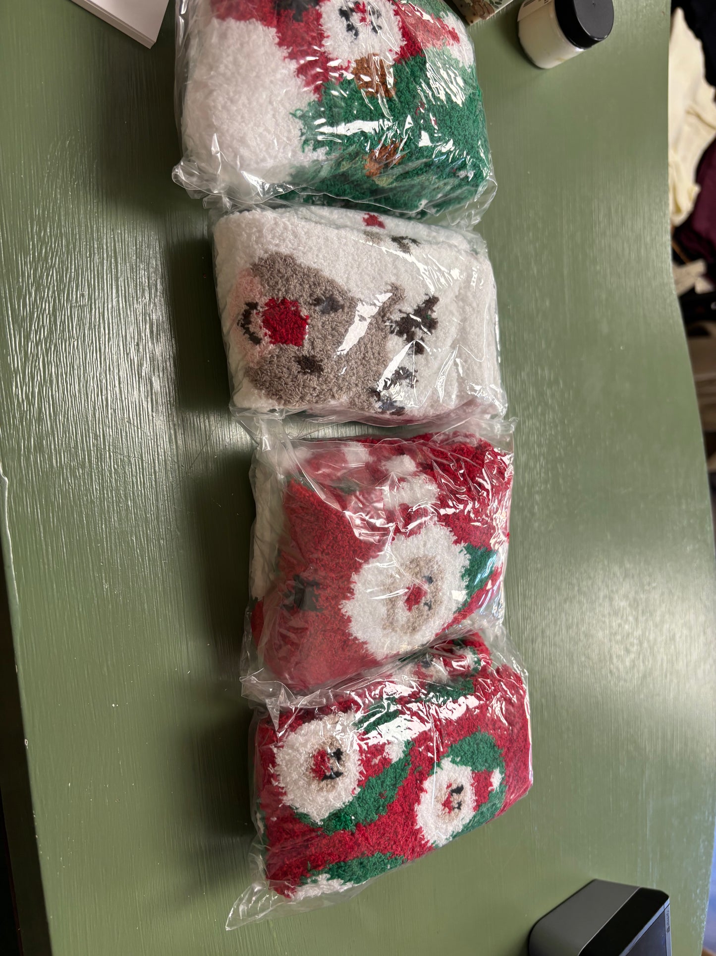 FUZZY CHRISTMAS SOCKS