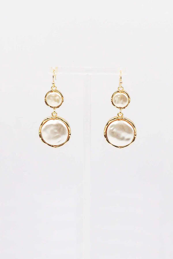DOUBLE PEARL EARRING