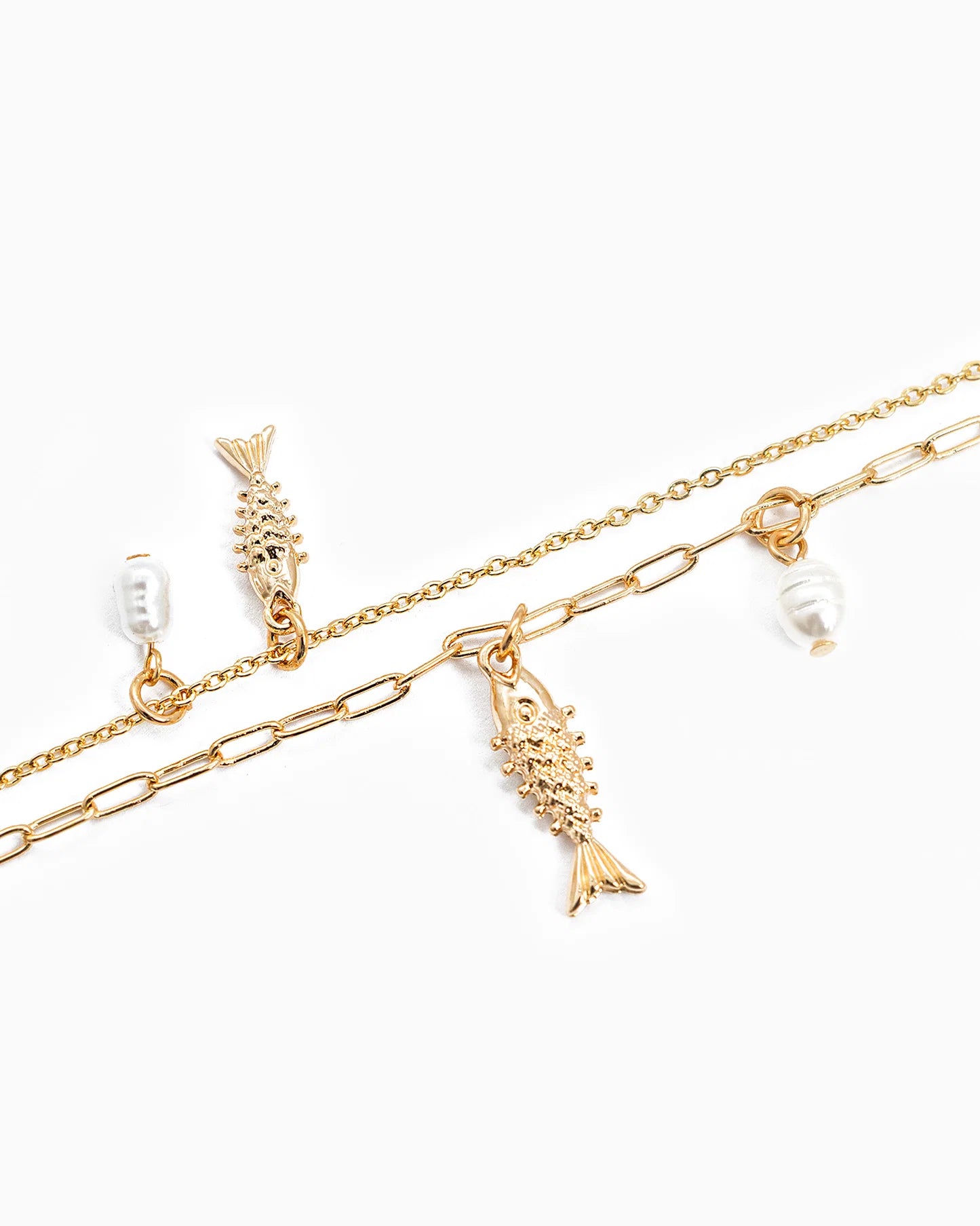 SEA LIFE SARDINE BRACLETT GOLD