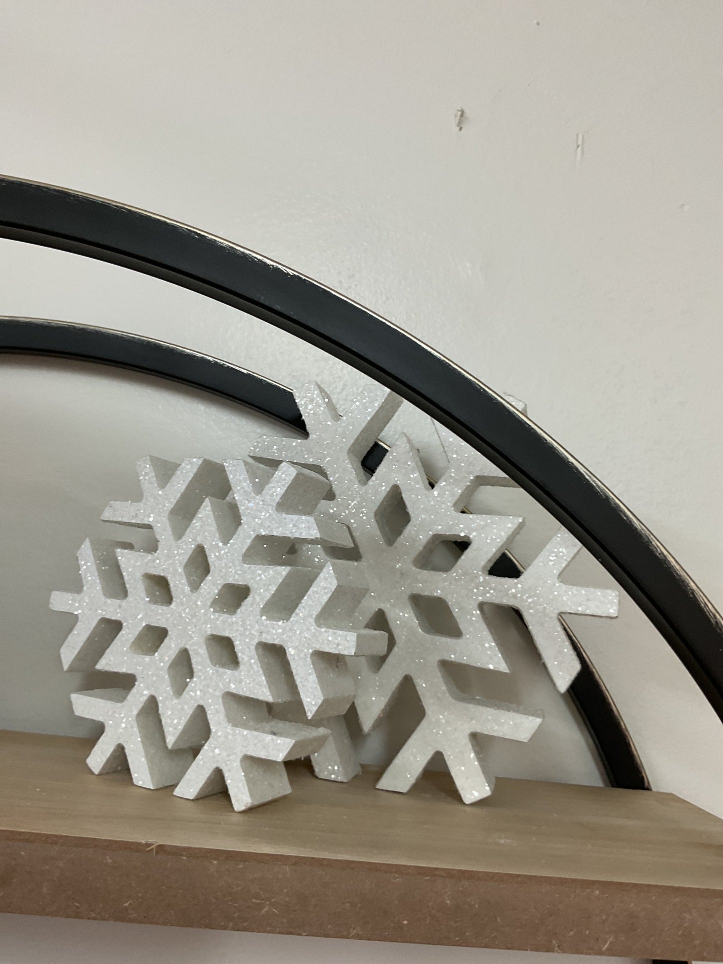 Large glitter snowflake