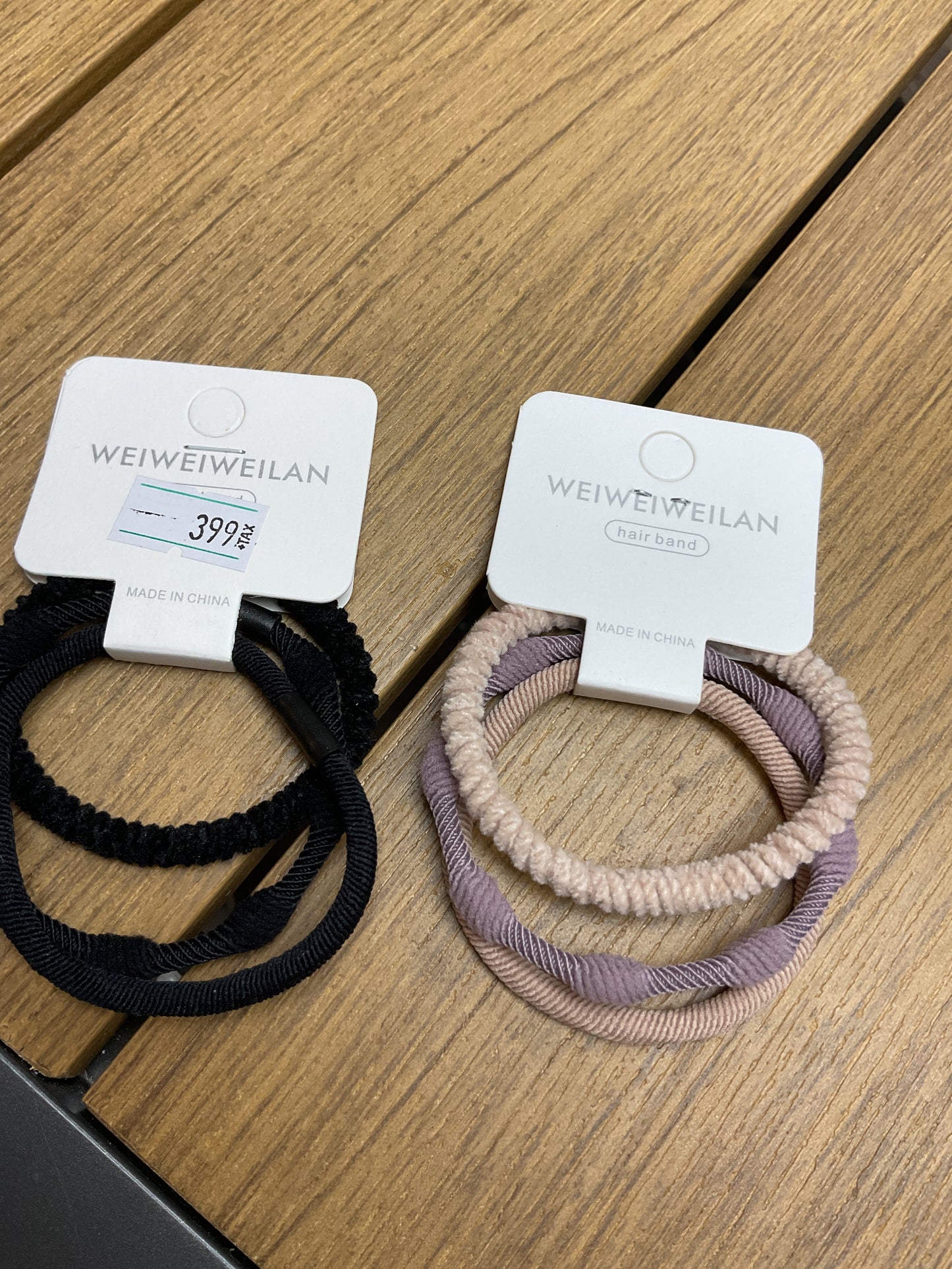 Weiweiweilan pack of three hair bands