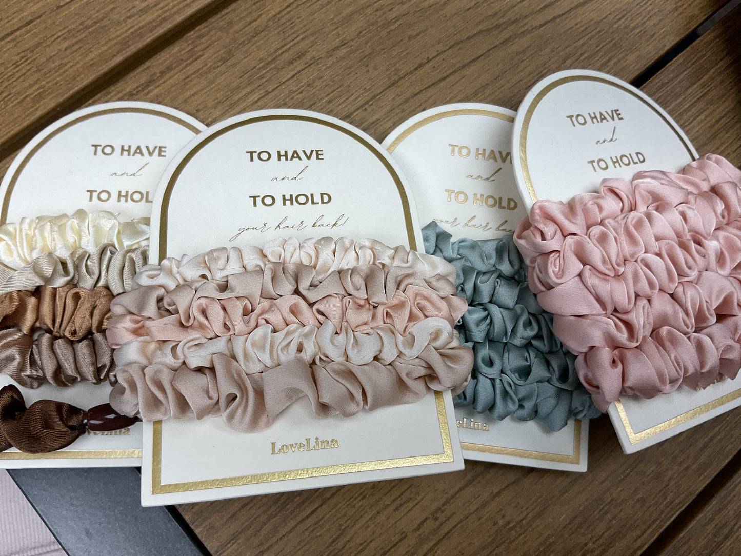 Love Lina brand scrunchies
