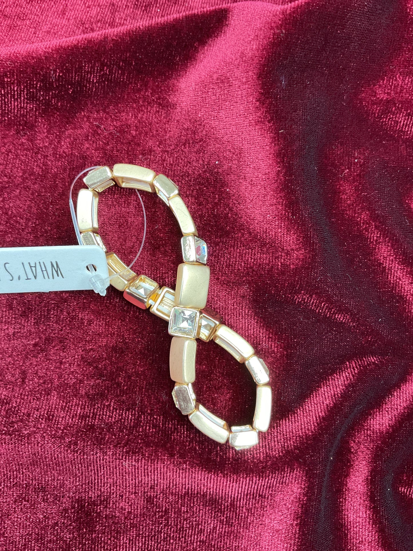 Gold and gem bracelet