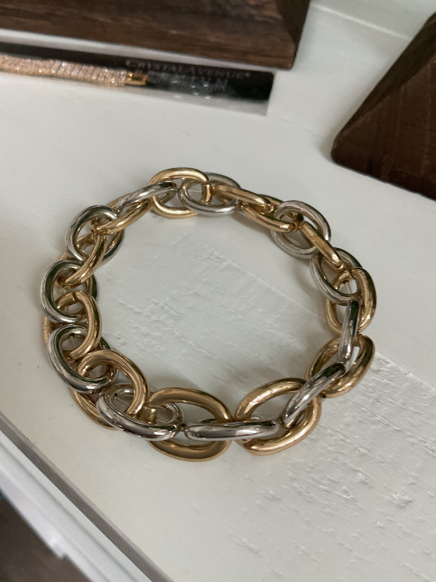 Two tone bracelet