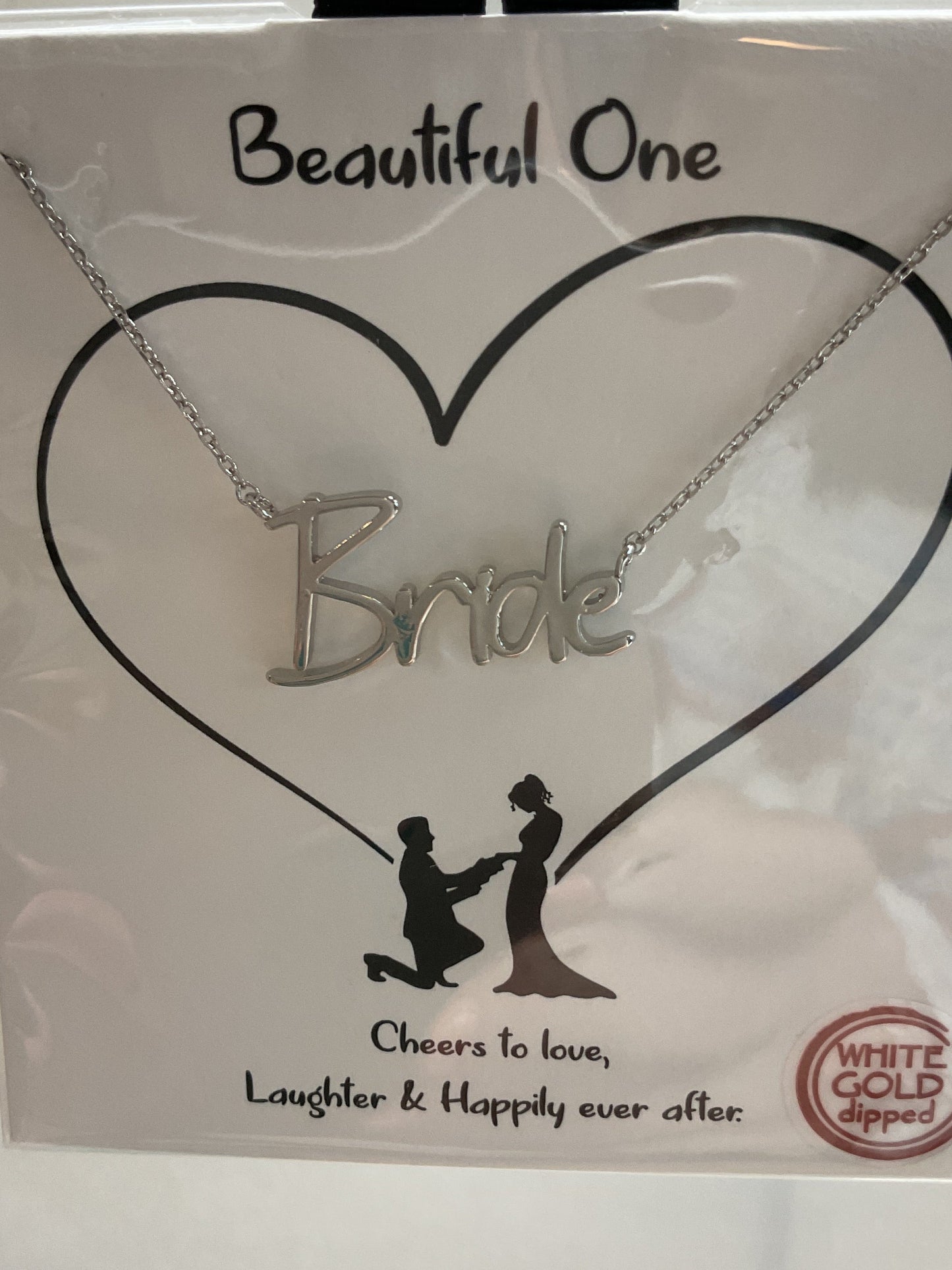 Silver bride necklace