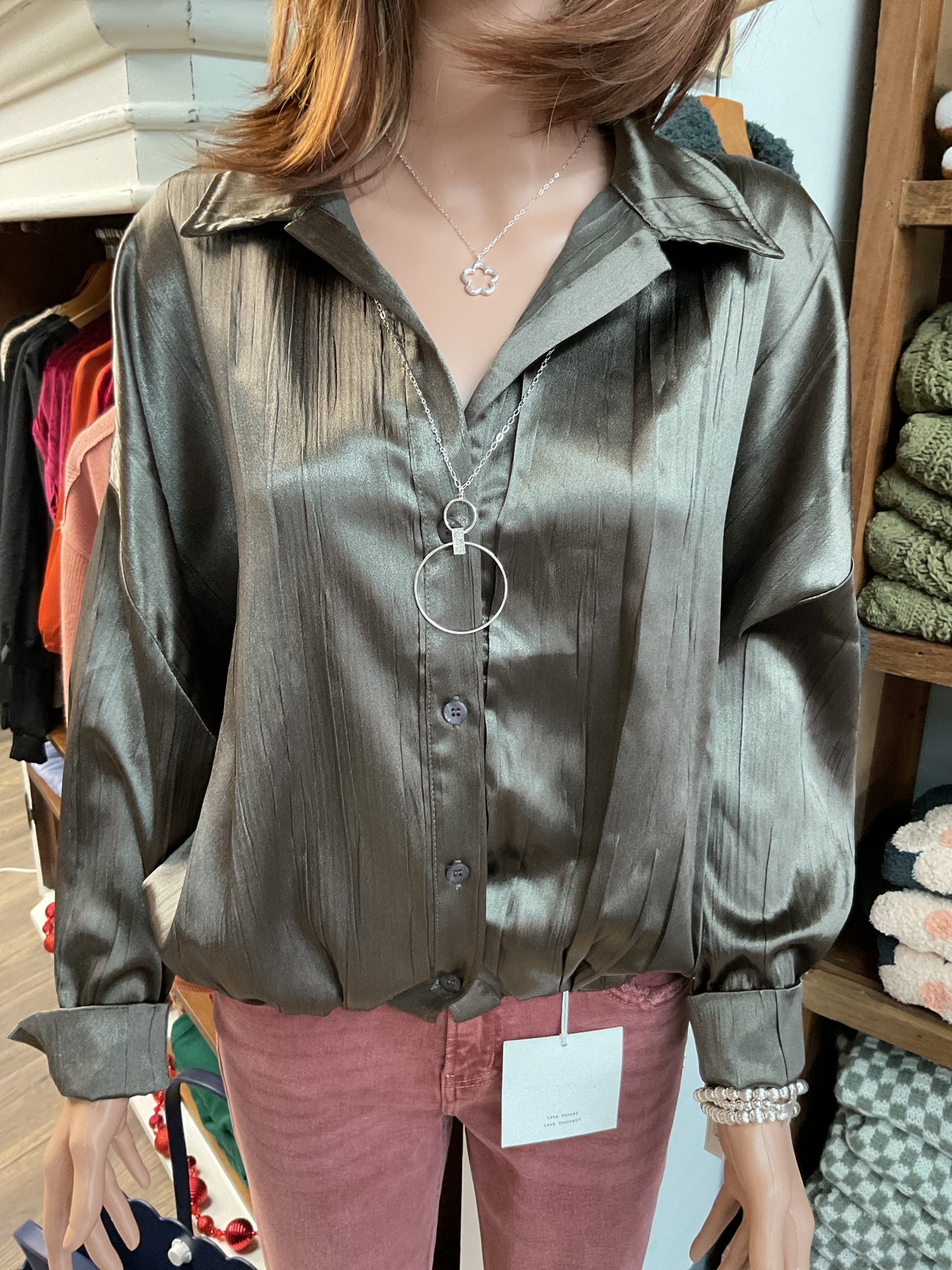 LS blouse dressy