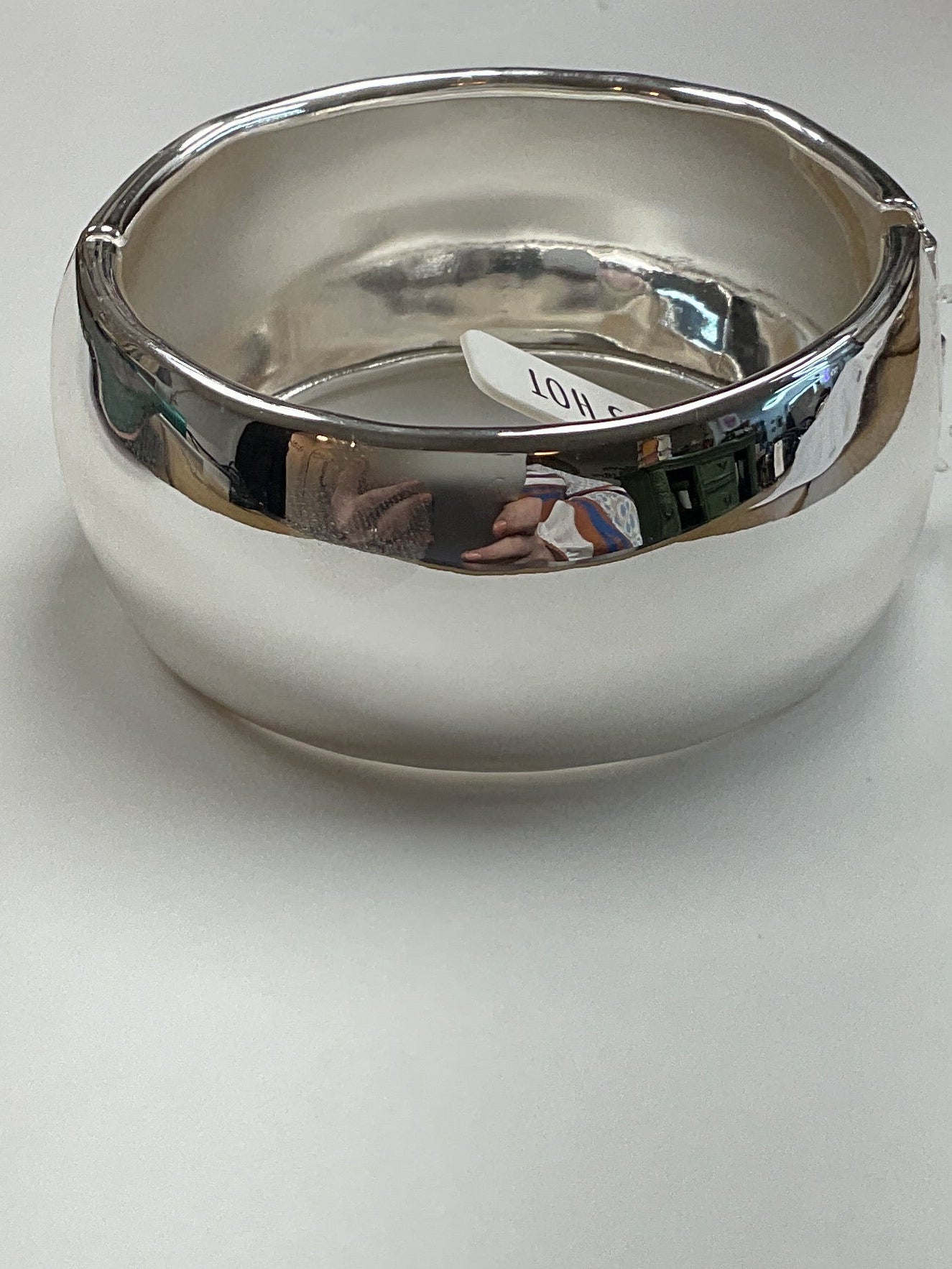 Silver cuff bracelet