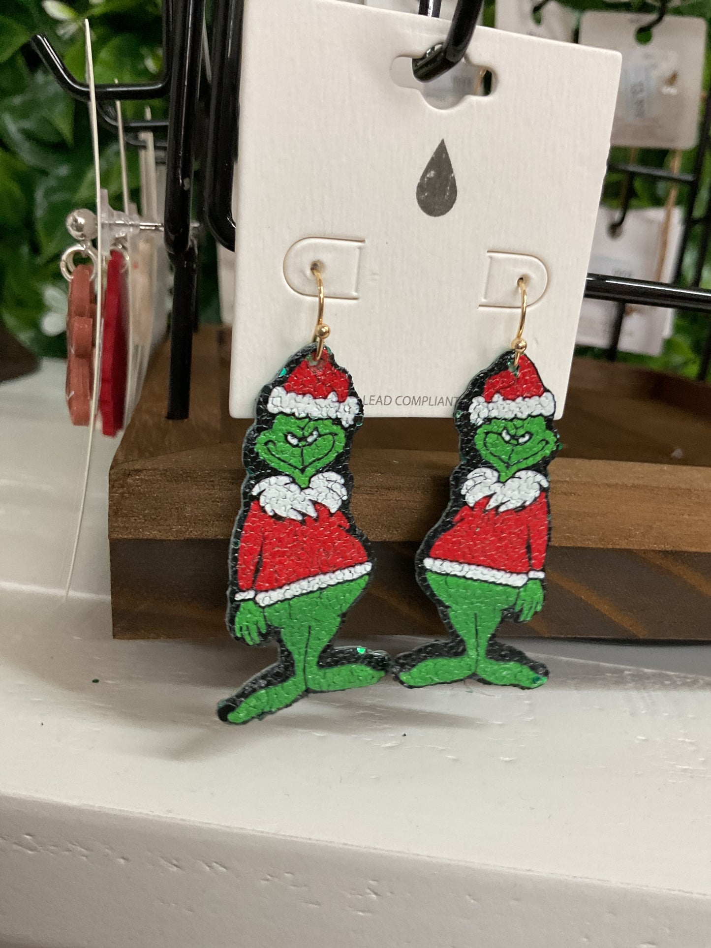 Grinch earrings