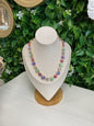 WATER RESTSTAN, LIGHT MULTI STONE, CHUNKY GEMS, GOLD, PASTEL