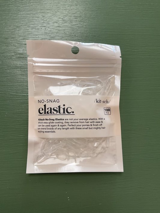 No-Snag Clear Elastic Hair Ties