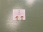 Gold Long Bow Earrings