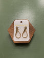 Abstract Teardrop Dangle Earrings
