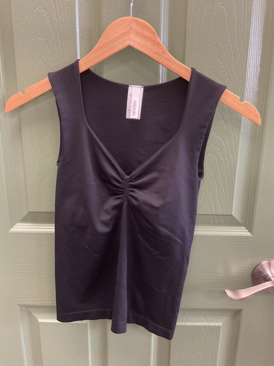 Clean Line Scrunched Shirred Tank Top