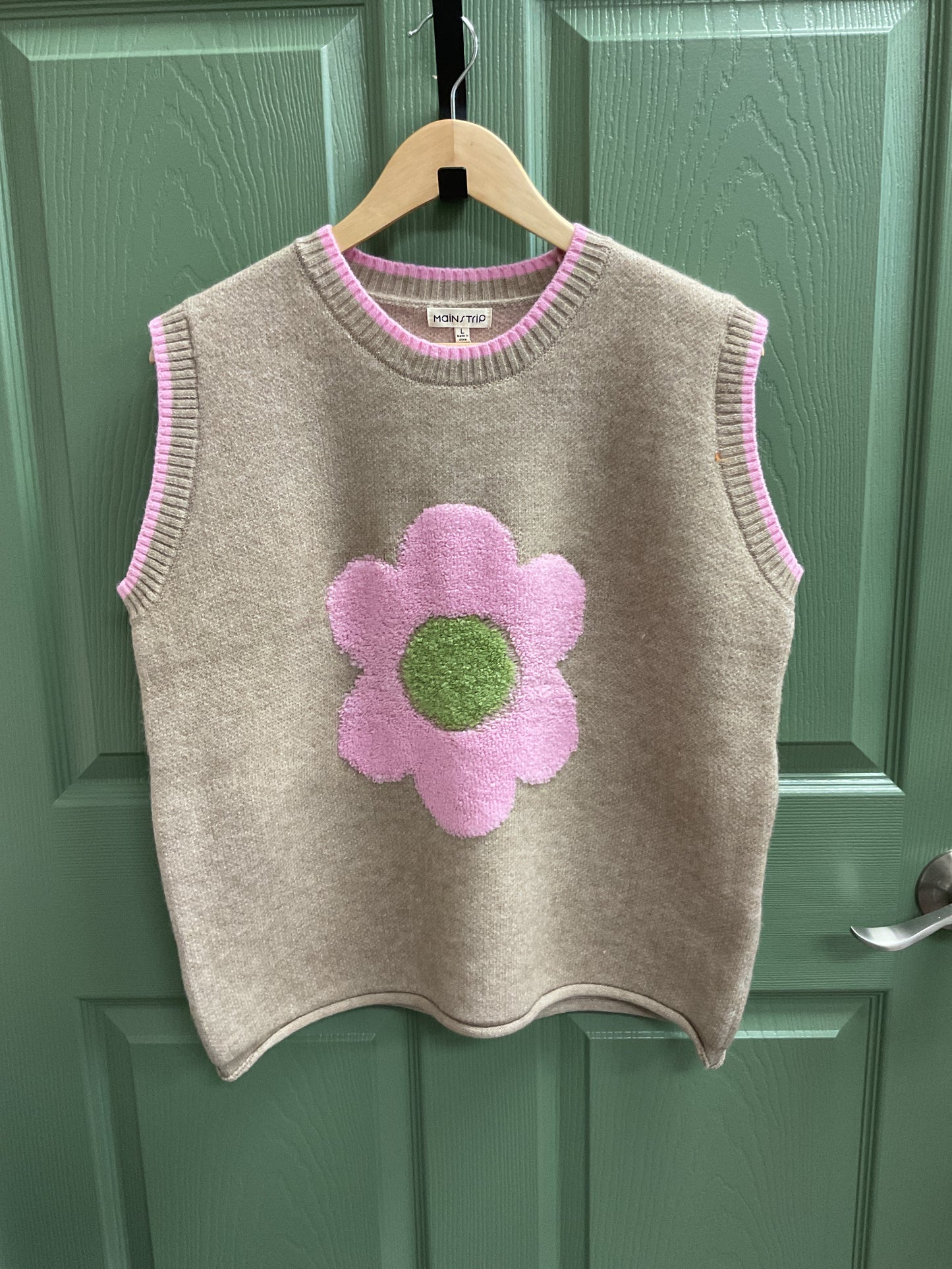 Flower Sweater Vest