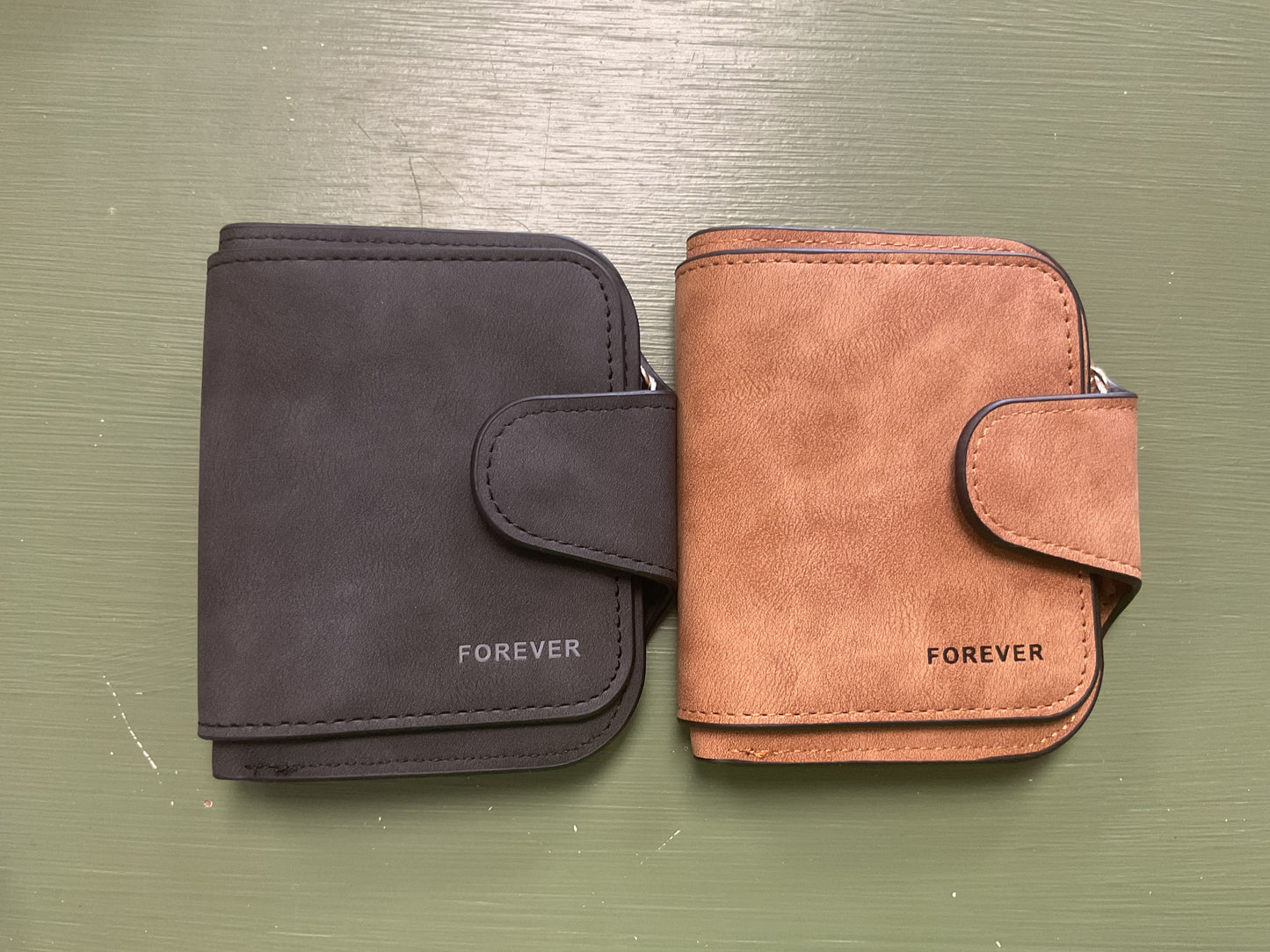 Leather Short Card Wallet and Zero Wallet
