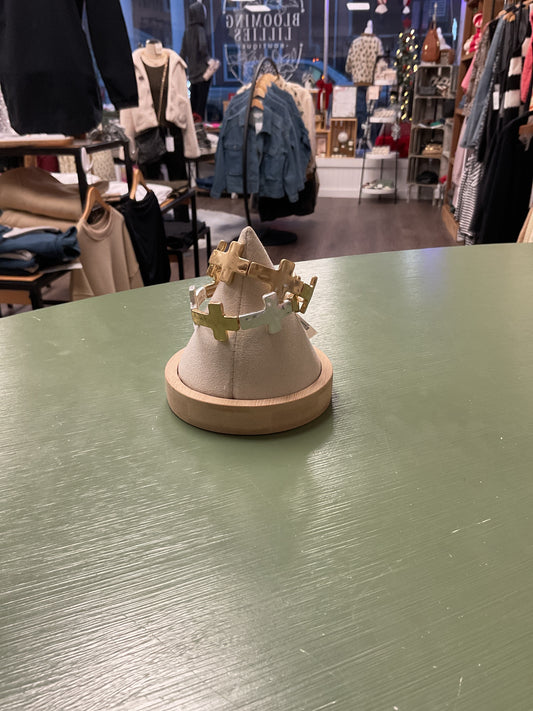 Cross stretchy bracelet