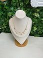 Gold Football Charm Necklace