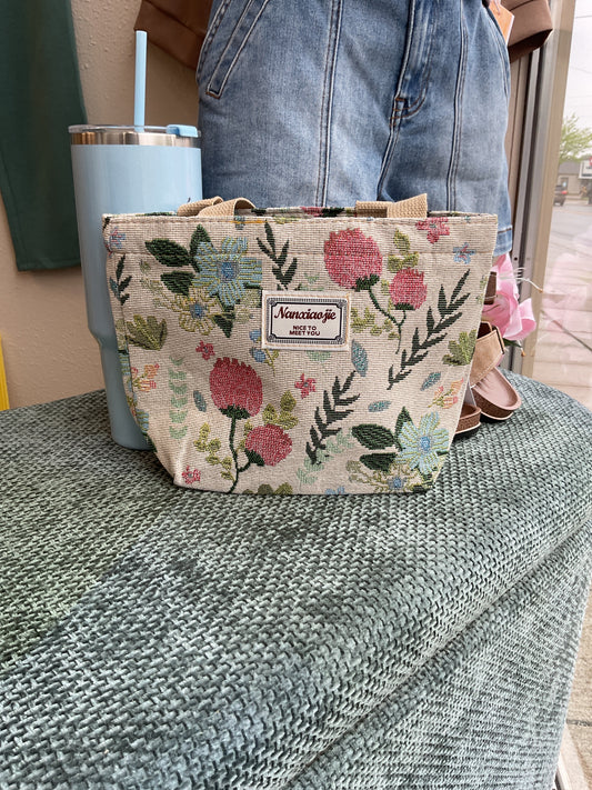 Floral Tote Bag