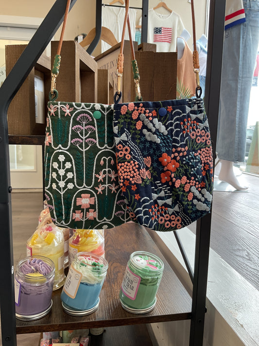 Mini Crossbody Embroidered Bag