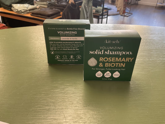 Volumizing Solid Shampoo (Rosemary & Biotin)