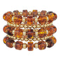 BROWN GEM BRACELET STACK