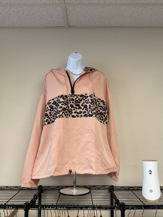 Hooded Quarter-Zip Windbreaker