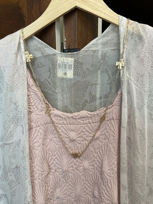 Gold Multi-Cross Necklace