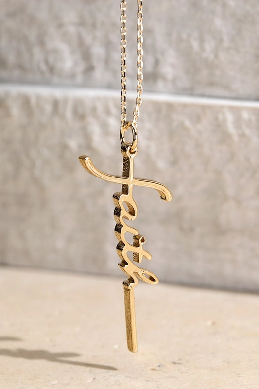 GOLD FAITH NECKLACE