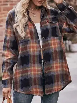 LOVESOFT FLANNEL W BLACK PLAID