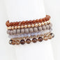 BROWN AND GRAY BRACELET