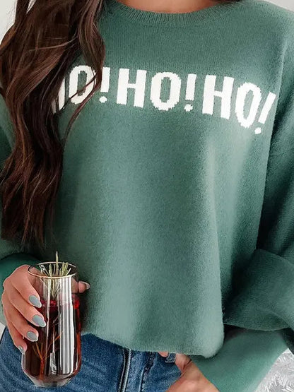 HO HO HO CHRISTMAS SWEATER