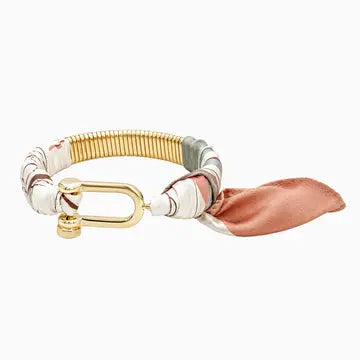 HORSEBIT SCARF BANGLE BRACELET