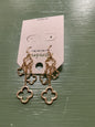 GOLD CLOVER DANGLES