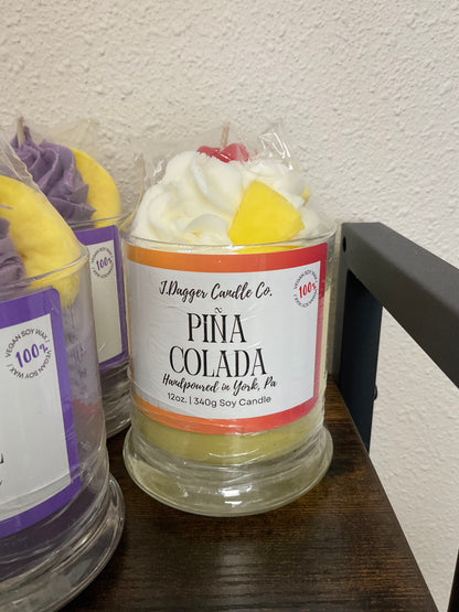 NATURAL SOY WAX DESSERT CANDLES