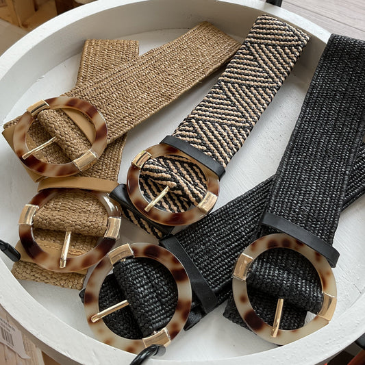 Plastic buckle belt
