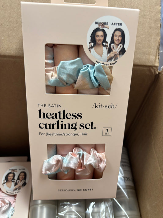 KITSCH SATIN HEATLESS CURLING SET