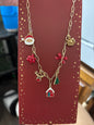 GOLD CHRISTMAS CHARM NECKLACE