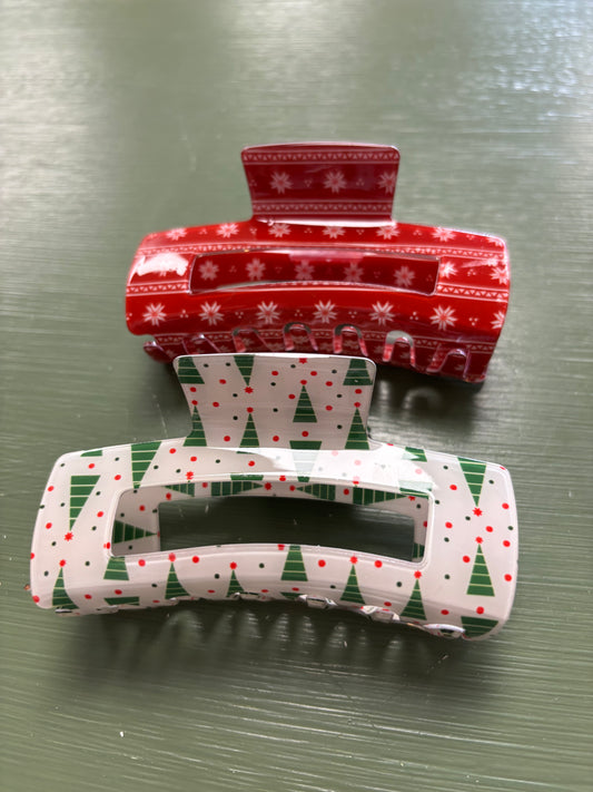 CHRISTMAS DESIGN CLAW CLIPS