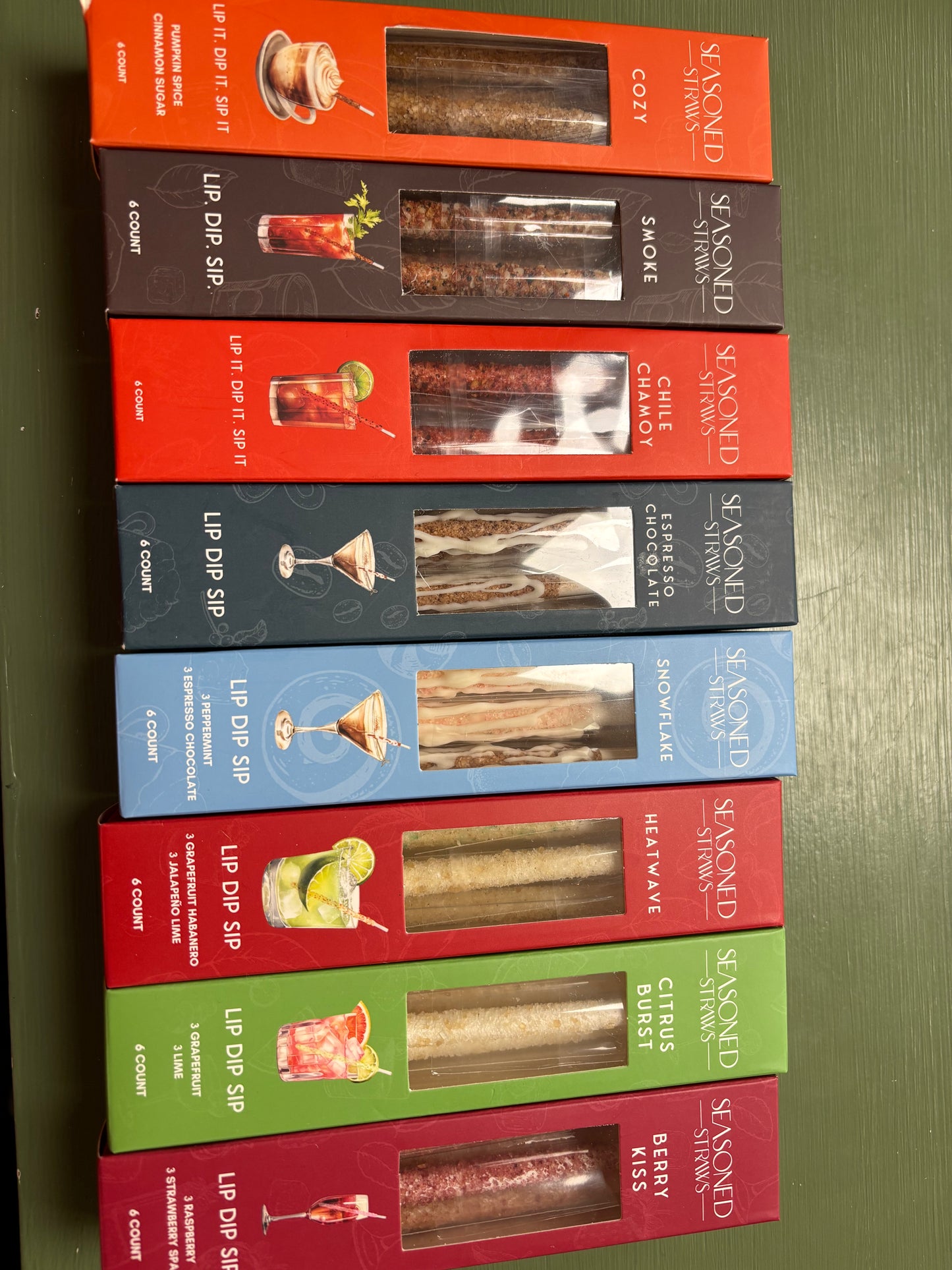 COZY SEASONED STRAWS