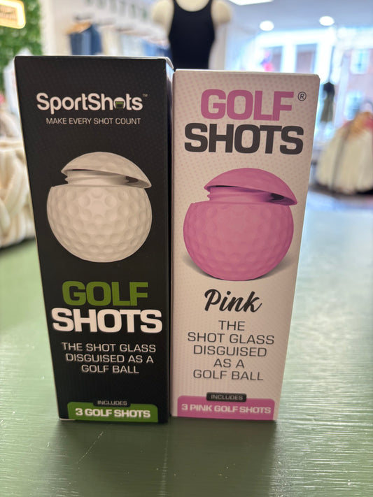 GOLF BALL SHOT GLASSES