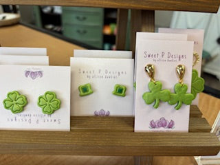 SWEET P SHAMROCK DANGLES ST PATTYS DAY