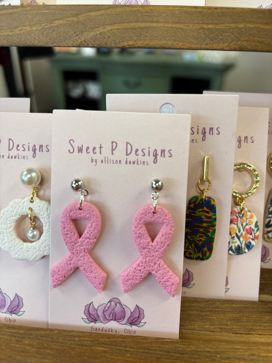 SWEET P PINK SURVIVOR RIBBON