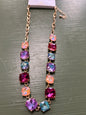 PASTEL CRYSTAL MULTI COLOR NECKLACE