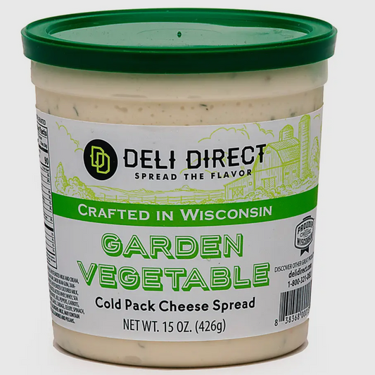 Wisconsin garden vegetable cold cheese spread