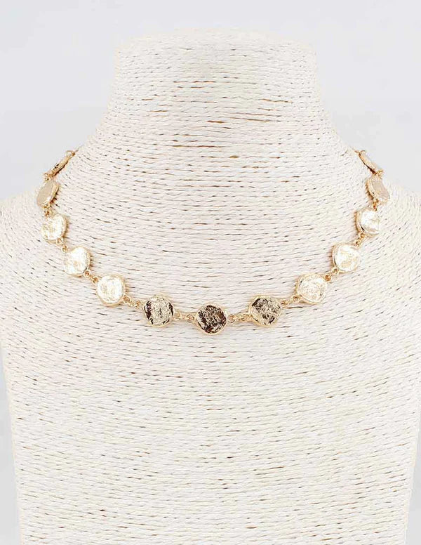 GOLD BEAD NECKLACE