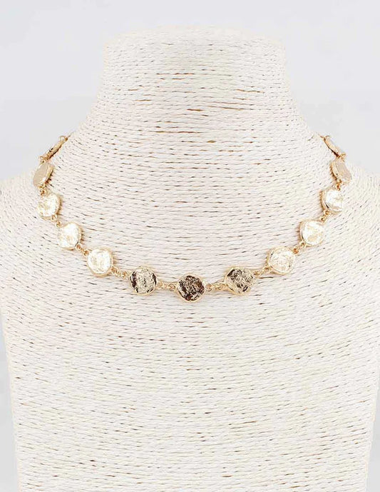 GOLD BEAD NECKLACE