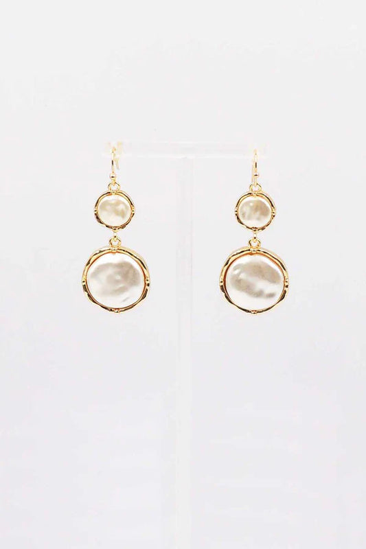 DOUBLE PEARL EARRING
