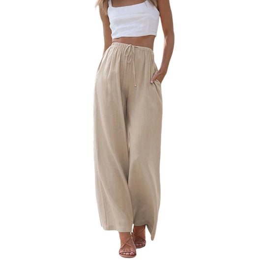 LINEN PANTS TAN
