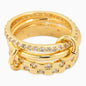 GOLD INTERLOCKING RINGS